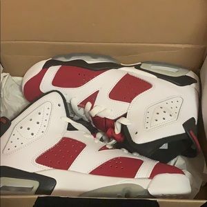 Air Jordan 6 Retro BG GS Carmine